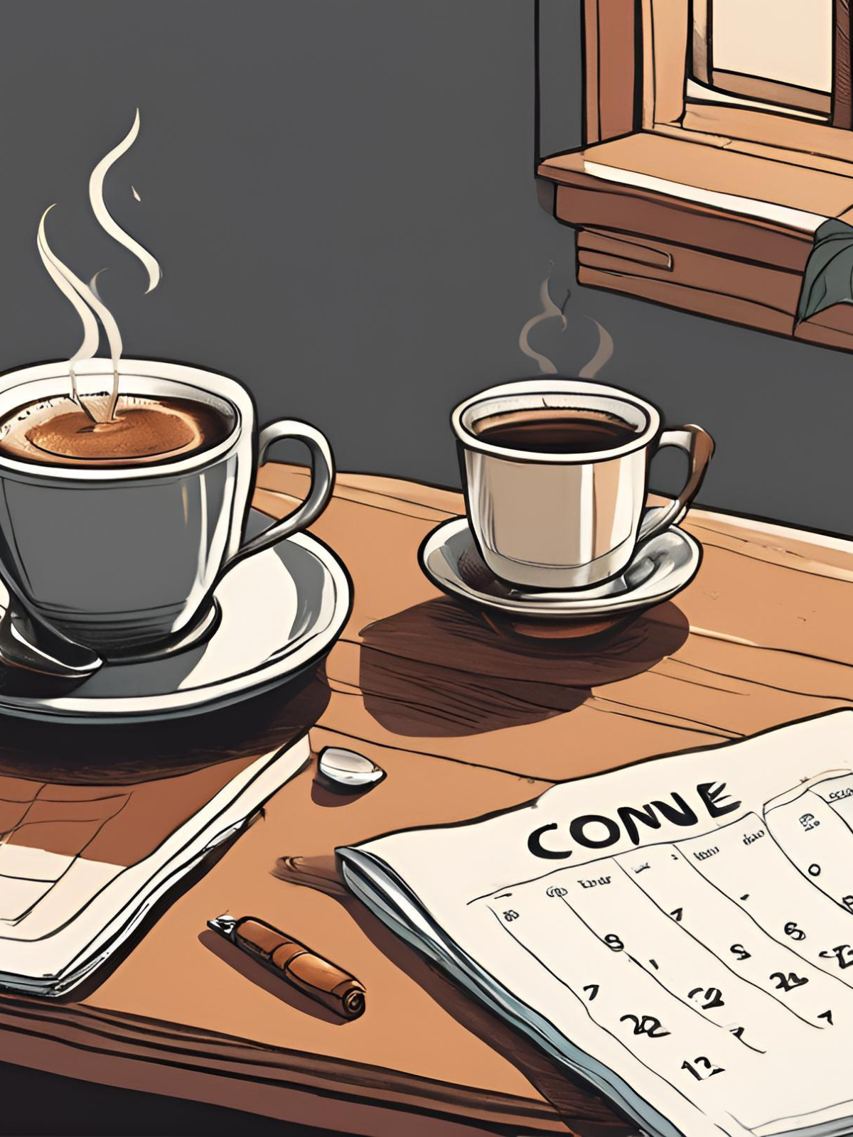 2400x1600-Coffee and Calendar