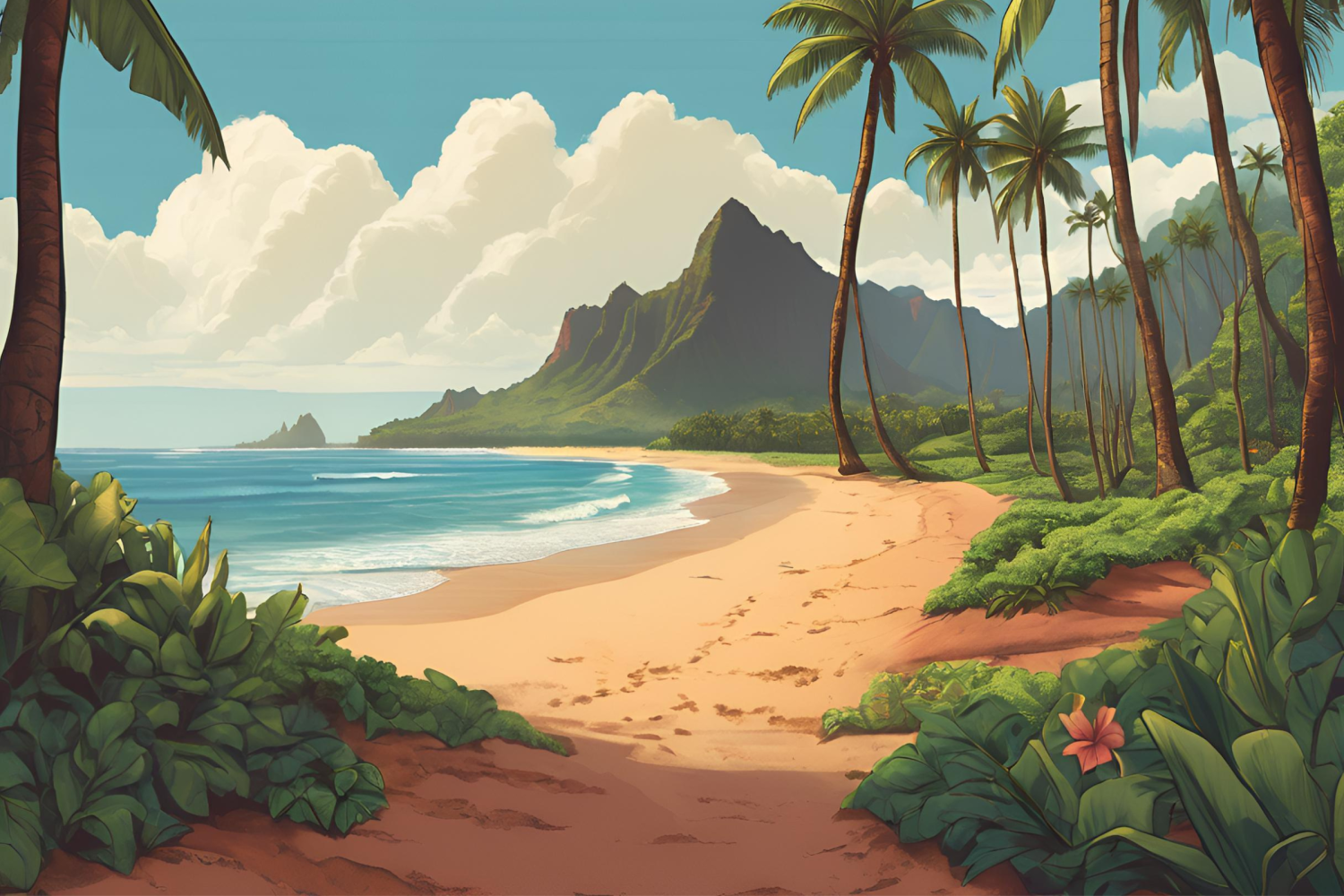 2400x1600-Kauai Beach View